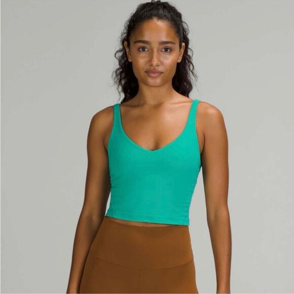 Lululemon Align Tank Athletic Top Workout Activewear Maldives Green Size 12 - Picture 1 of 6